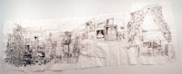<i>View from Bed</i>, 2003, ballpoint pen ink on paper, 73.5 x 164 inches. The Judith Rothschild Foundation Contemporary Drawings Collection Gift, MoMA, New York City. Image courtesy the artist and Pierogi.