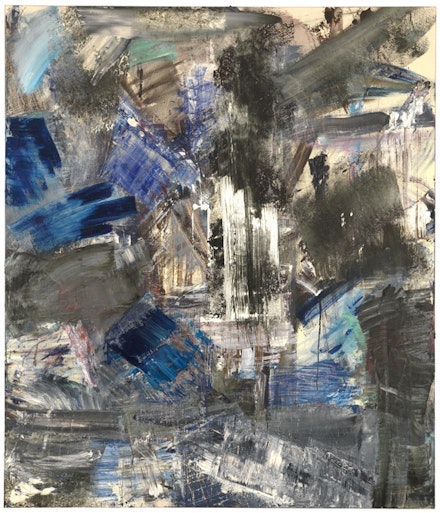 Louise Fishman, “Assunta,” 2012. Oil on linen. 70 x 60”. Courtesy Cheim & Read, New York.