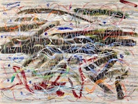 Doug Argue, “Drift Dive,” 2013. Oil on canvas. 68 x 92”. Courtesy Doug Argue and Edelman Arts.