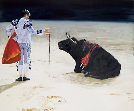 Eric Fischl, “Corrida in Ronda #8,” 2009. Oil on linen, 90 × 108˝. Courtesy the artist.