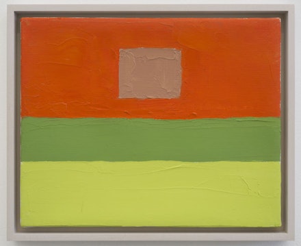 Etel Adnan, “Untitled,” 2012. Oil on canvas, 8 × 10 ̋. Courtesy the artist and Callicoon Fine Arts, NY.