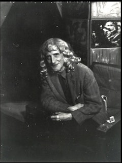 Man Ray, Marcel Duchamp in a Blonde Wig. 1950s.
