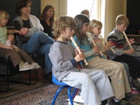 Recorder Class at the Brooklyn Conservatory of Music. 
Photos courtesy of the author.