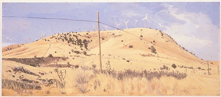 1997, True Progress, Fort Davis, TX, Oil on Canvas, 13 in. x 31.5 in