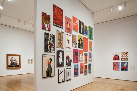 Installation view: <em>Transmissions: Art in Eastern Europe and Latin America, 1960 - 1980</em> at The Museum of Modern Art, New York, September 5, 2015 - January 3, 2016. Copyright 2015 The Museum of Modern Art, New York. Photo by Thomas Griesel.