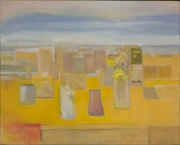 Jane Freilicher, <em>Yellow</em>, 2009. Oil on linen. 32 × 40 inches. Courtesy the artist.