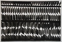 Heinz Mack, <em>Ohne Titel (Untitled)</em>, 1969. Ink on handmade paper. 30 × 44 inches. Courtesy the artist and Sperone Westwater, New York.