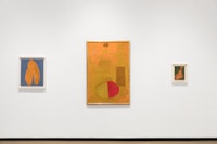 Installation view of <i>Robert Motherwell: Early Paintings </i>
Photo by: Diego Flores / Paul Kasmin Gallery © Dedalus Foundation, Inc./ Licensed by VAGA, New York, NY