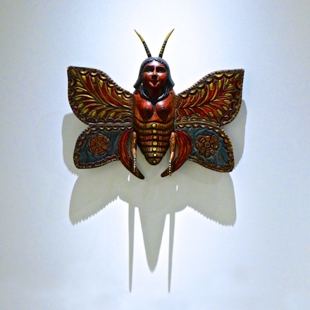 Mariposa Mask, Guerrero, Mexico. Pre 1990. UBC Museum of Anthropology, Vancouver. Photo by James Clifford