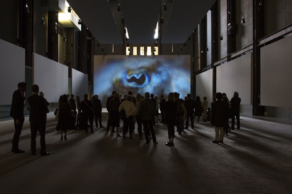 Installation view of Hyundai Commission 2016: Philippe Parreno: <em>Anywhen</em>, 2016. Photo by Tate Photography.