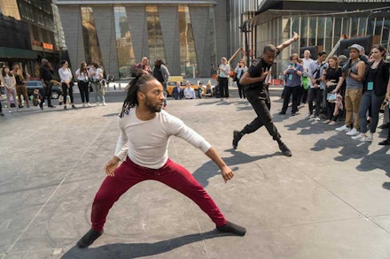 Roderick George and Josh Johnson; choreography by William Forsythe. Photo: Stephanie Berger/The Shed