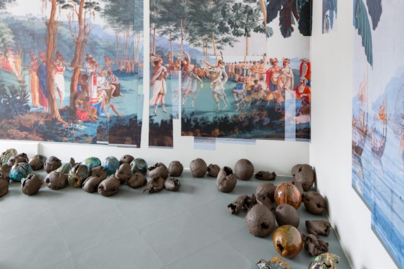 Nina Wolpow, installation view: <em>Southern Oceans</em>, 2018. Courtesy Motel Gallery.