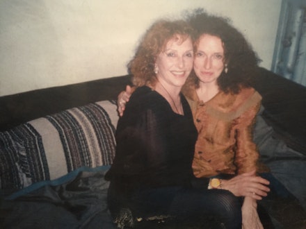 Carolee Schneemann with Kathy Brew, c. 1992. Courtesy Kathy Brew.