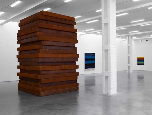 Installation view: <em>Sean Scully: PAN</em>, Lisson Gallery, New York, 2019. © Sean Scully. Courtesy Lisson Gallery.