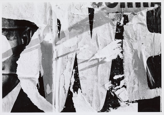 Ralston Crawford, <em>Torn Signs</em>, 1966. Silver gelatin print, 8 x 10 inches. Vilcek Collection. Courtesy the Vilcek Foundation.