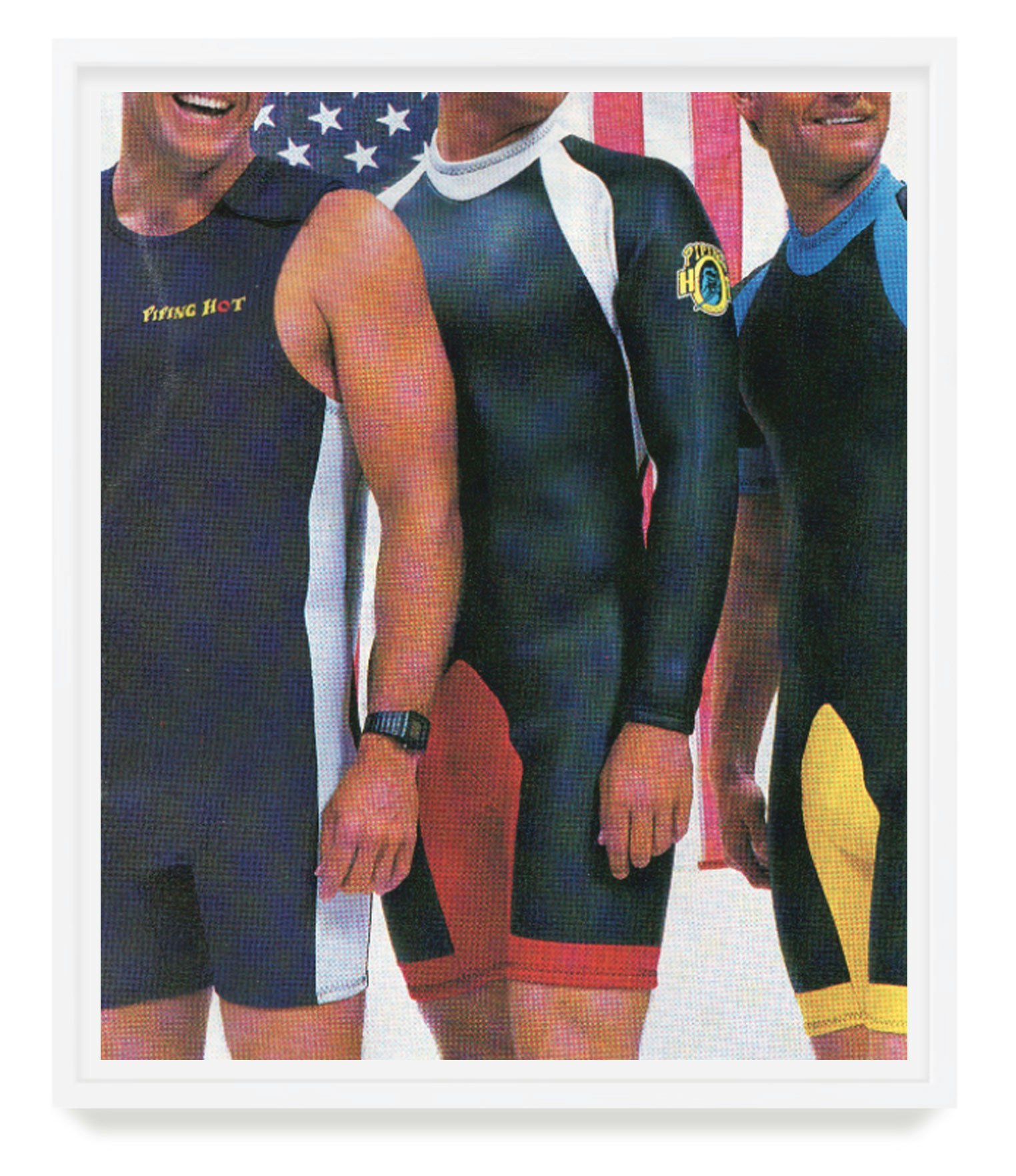 Stephen Milner, <em>Piping Hot Crew</em>, 2019. Archival inkjet print on Fujifilm Luster, 22 x 18.5 inches. Courtesy Swish Projects, San Diego.