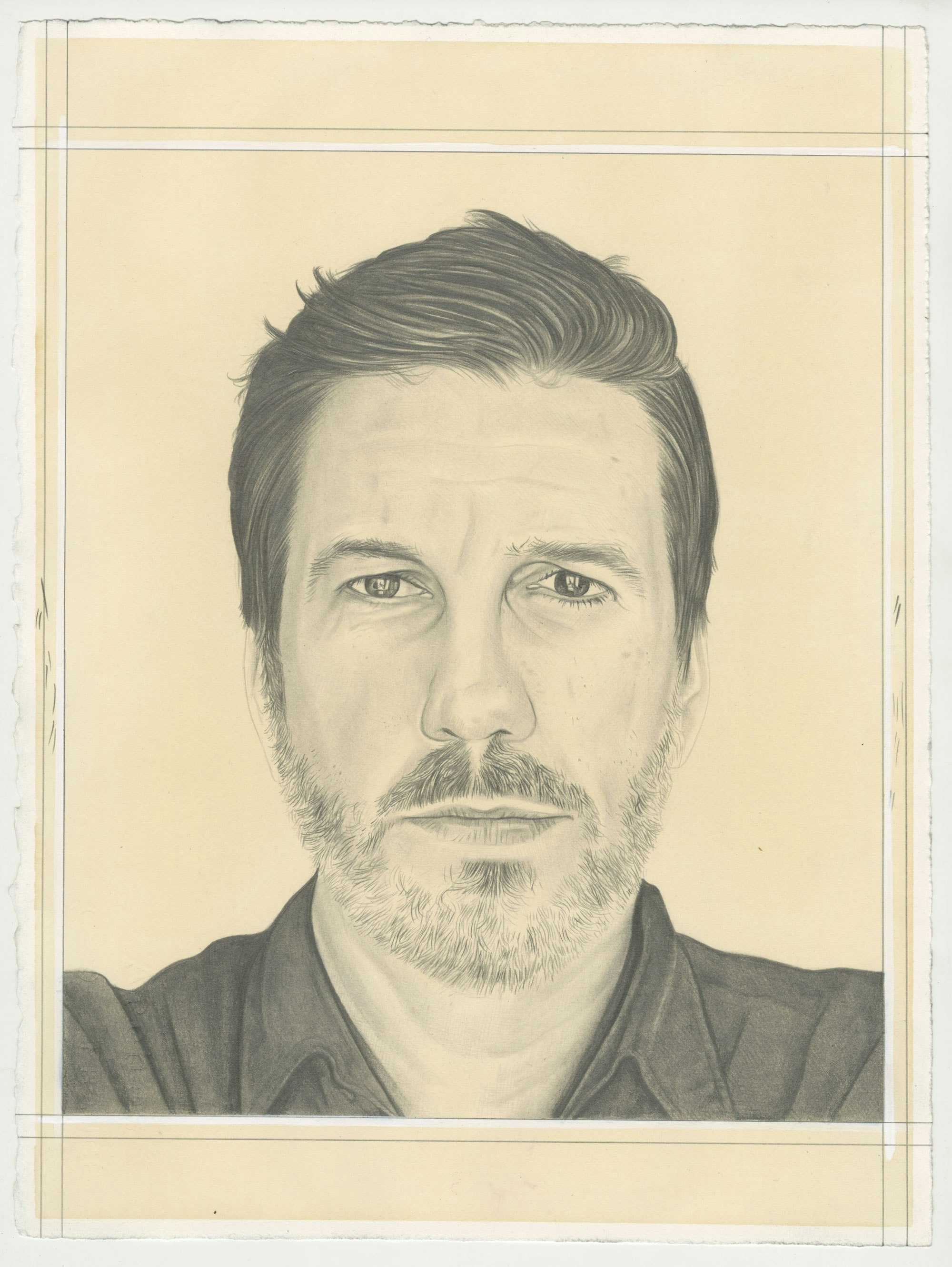 Portrait of Terry Myers. Pencil on Paper by Phong Bui.