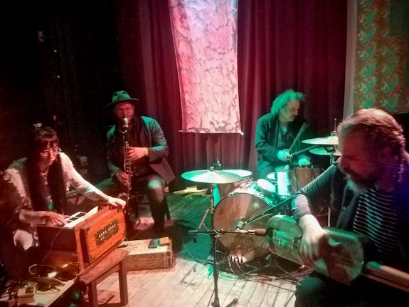 Joshua Abrams and Natural Information Society. Photo by Dan Joseph.