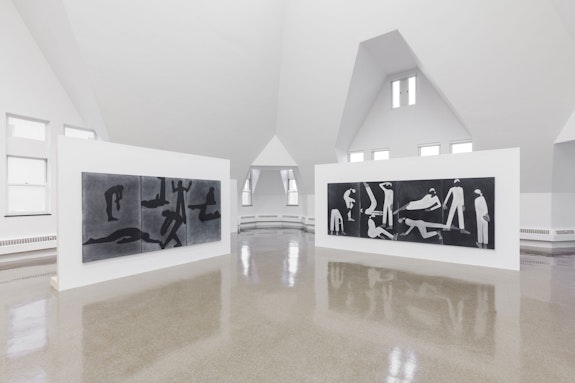 Installation view: <em>Silke Otto-Knapp: In the waiting room</em>, the Renaissance Society, Chicago, 2020. Photo: Useful Art Services.