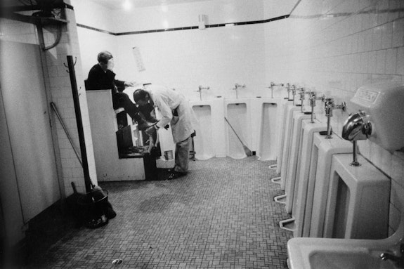 Robert Frank, <em> Men's room, railway station, Memphis, Tennessee, </em> 1956. © Andrea Frank Foundation, from <em> The Americans </em>