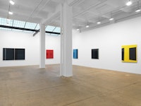 Installation view, <em>Kate Shepherd: Surveillance</em>, Galerie Lelong & Co., New York, 2020. Courtesy Galerie Lelong & Co., New York.
