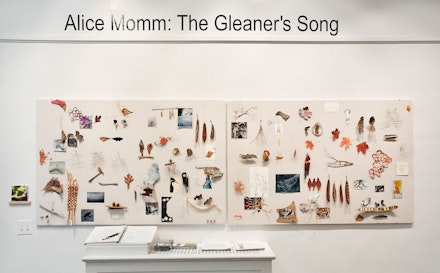 Installation view: <em>Alice Momm: The Gleaner’s Song</em>, Arsenal Gallery, New York. Courtesy Arsenal Gallery. Photo: Daniel Avila / NYC Parks.