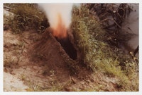 Ana Mendieta, <em>Volcán</em>, 1979. Color photograph, 8 x 10 inches. © The Estate of Ana Mendieta Collection, LLC. Courtesy Galerie Lelong & Co., New York. Licensed by Artists Rights Society (ARS), New York.