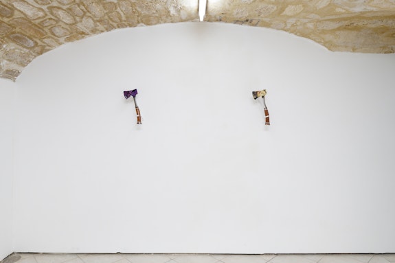Installation view: <em>RosTA</em>, New Galerie, Paris, 2020. Courtesy New Galerie. Photo: Aurélien Mole.