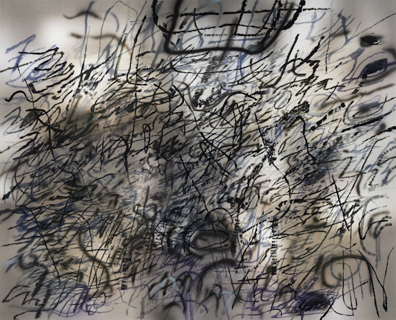 Julie Mehretu, <em>Slouching Towards Bethlehem: Third Seal (R 6:5)</em>, 2020. Photogravure and aquatint, 66 7/8 x 81 7/8 inches. Courtesy the artist, BORCH Gallery & Editions and Marian Goodman Gallery.
