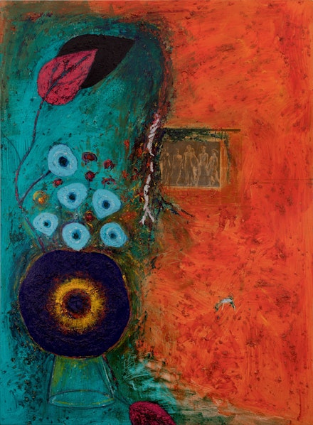 Freddy Rodríguez, <em>Dance in Paradise</em>, 1987. 56 x 42 inches. Courtesy Hutchinson Modern & Contemporary, New York.