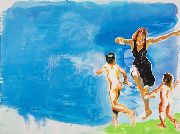 Eric Fischl, <em>Inexplicable Joy in the Time of Corona</em>, 2020. Acrylic and oil on linen, 78 x 105 inches. © Eric Fischl / Artist Rights Society (ARS), New York. Courtesy of the artist and Skarstedt, New York.