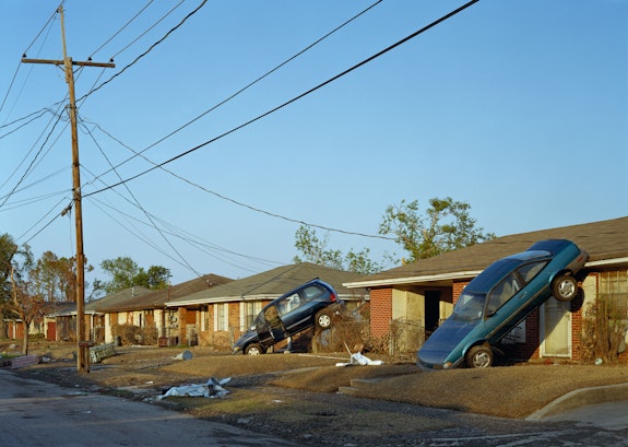 Robert Polidori, <em>2600 block of Munster Boulevard, New Orleans, LA</em>, 2005. Fujicolor crystal archive print mounted to dibond, 50 x 66 inches. Courtesy the artist and Kasmin Gallery.