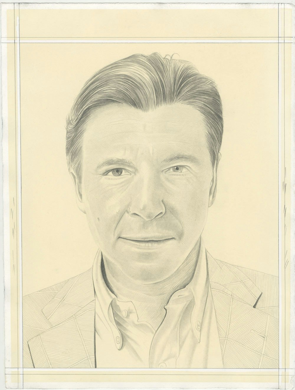 Robert Polidori. Pencil on Paper by Phong H. Bui.