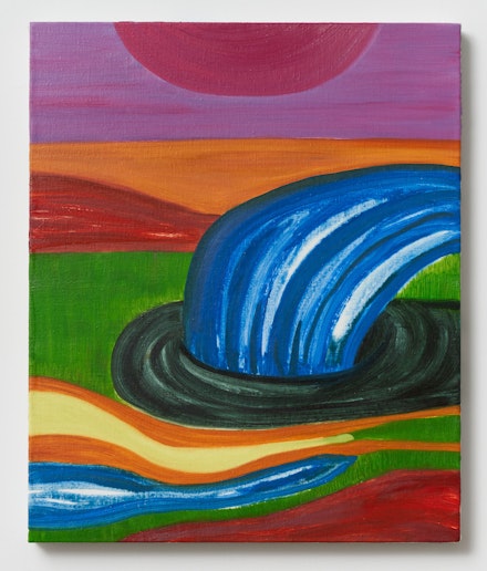 Marina Perez Simão, Untitled, 2021. Oil on canvas, 23 3/4 x 19 7/8 inches. © Marina Perez Simão. Courtesy the artist, Mendes Wood DM, and Pace Gallery.
