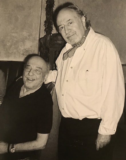 Aldo and Boris Lurie, NY, 2005. Photo: Anna Salamone.