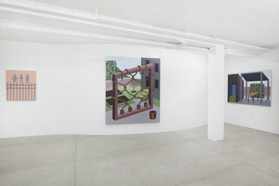 Installation view: <em>Emily Ludwig Shaffer & Françoise Grossen</em>, L'INCONNUE, New York, 2021. Courtesy L'INCONNUE.