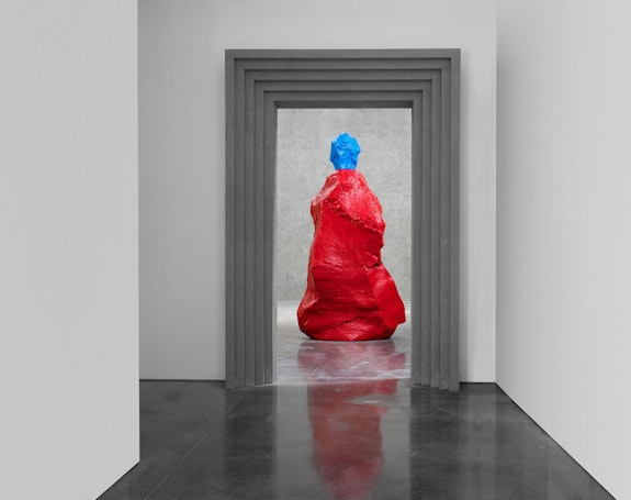 Installation view: <em>Ugo Rondinone: nuns + monks</em>, Gladstone Gallery, New York, 2021. Courtesy the artist and Gladstone Gallery, New York and Brussels.