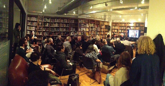 Quijote Talk in the Art Writing library on 21st Street.
