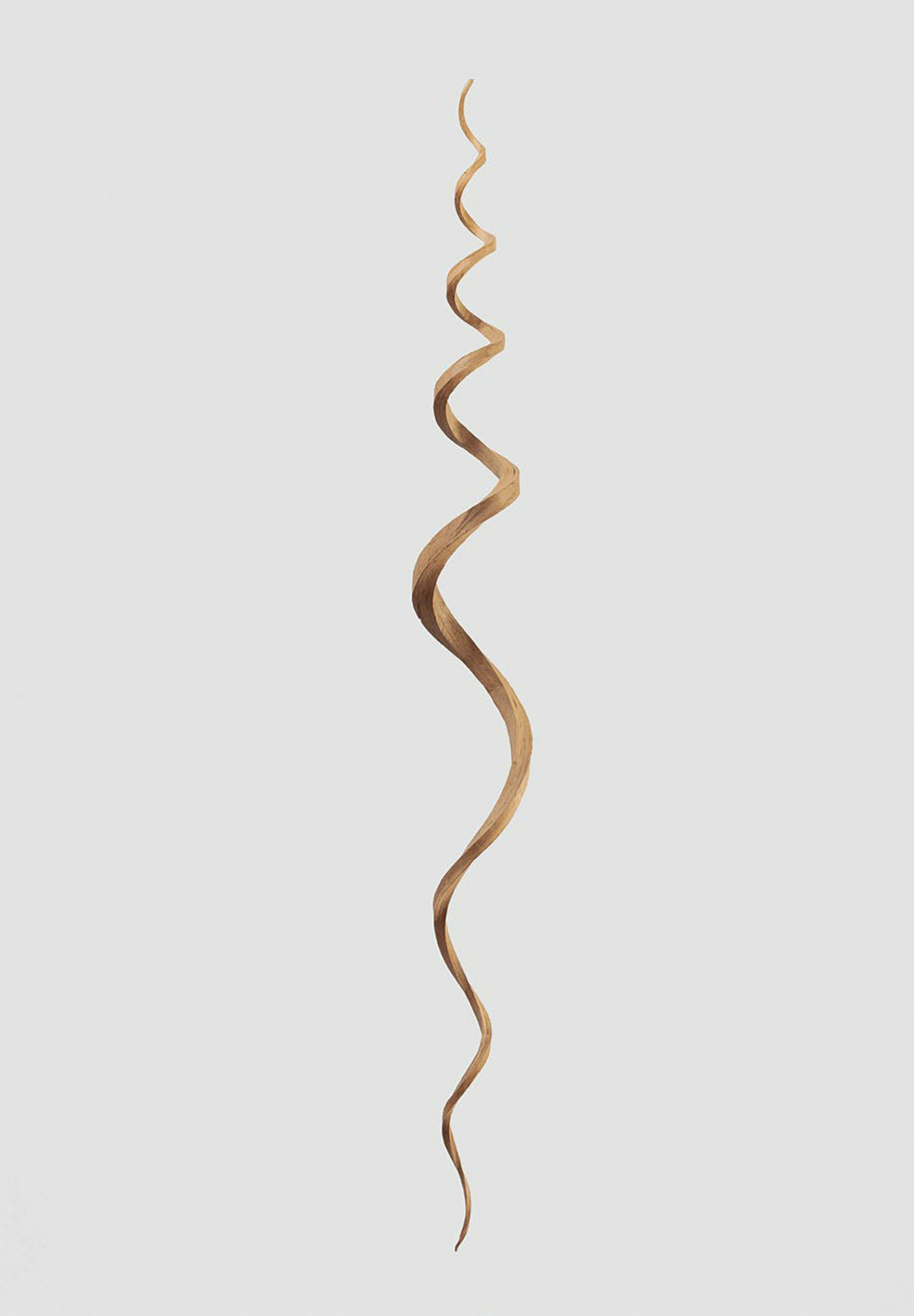 Kirill Aleksandrov, <em>Spiral</em>, 2002. Wood, 43 1/3 x 6 1/3 x 6 1/3 inches. Courtesy Triumph Gallery.