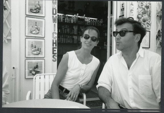Alba Clemente and Diego Cortez, Italy, 1988. Photo: Raymond Foye.
