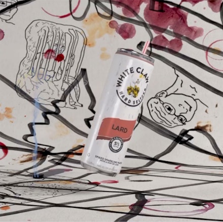 Avery Singer, <em>White Claw 18th C. Variety Pack (Lard)</em>, 2021. Courtesy the artist, Hauser & Wirth, and Kraupa-Tuskany Zeidler, Berlin. © Avery Singer. Photo: Lance Brewer.