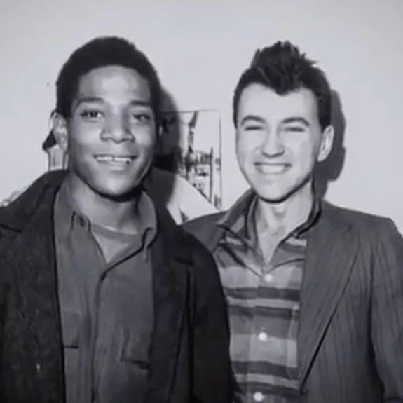 Jean-Michel Basquiat and Diego: Smart Casual, ca. 1979. Photographer unknown.