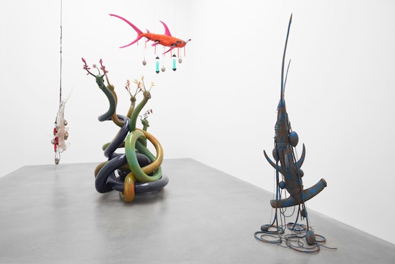 Ashley Bickerton, Installation view, Newport Street Gallery. April 21 - August 20, 2017. Photography by Prudence Cuming Associates. Courtesy the artist; FLAG Art Foundation, New York; and Lehmann Maupin, New York, Hong Kong, Seoul, and London.