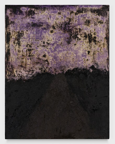 Bill Jensen, <em>DARK ENIGMA</em>,<em> </em>201920. Oil on linen, 32 x 25 inches. © 2021 Bill Jensen. Photo: Alex Yudzon / Cheim & Read, New York.</p>
