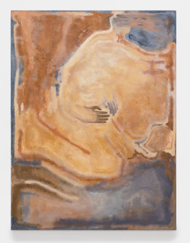 Yi To, <em>Cosmic Hiccup</em>, 2022. Oil on canvas, 47.3 x 35.4 inches. Courtesy the artist and Someday, New York. Photography: Daniel Terna.