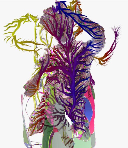 Auriea Harvey, <em>Marisol/Daphne/Auriea</em>, 2022. GLTF model. Collection Buffalo AKG Art Museum. © Auriea Harvey. Courtesy Buffalo AKG Art Museum.