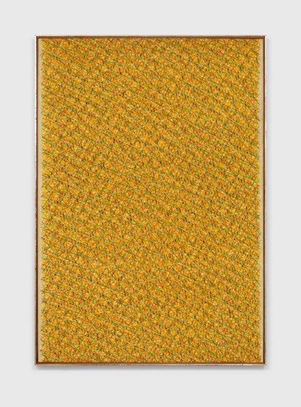 Piero Dorazio, <em>Totale giallo</em>, 1963. © 2023 Piero Dorazio, Artists Rights Society (ARS), New York / SIAE, Rome. 