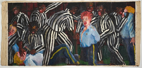 Mike Henderson, <em>Freedom</em>, 1968. Oil on canvas, 70 x 147 inches. © Mike Henderson. Courtesy the artist and Haines Gallery. Photo: Robert Divers Herrick.
