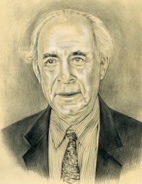 Portrait of Irving Sandler. By Phong Bui 8