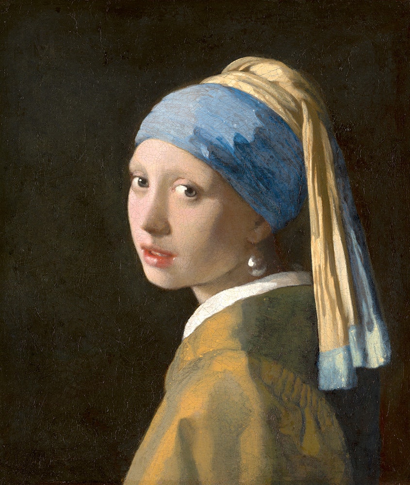 Johannes Vermeer, <em>Girl with a Pearl Earring</em>, 1664–67, oil on canvas. Mauritshuis, The Hague. Bequest of Arnoldus Andries des Tombe, The Hague.